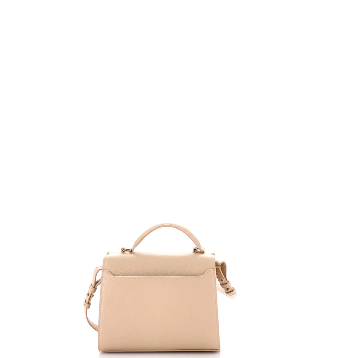 Cassandra Top Handle Bag Leather Mini - Deep Luxury