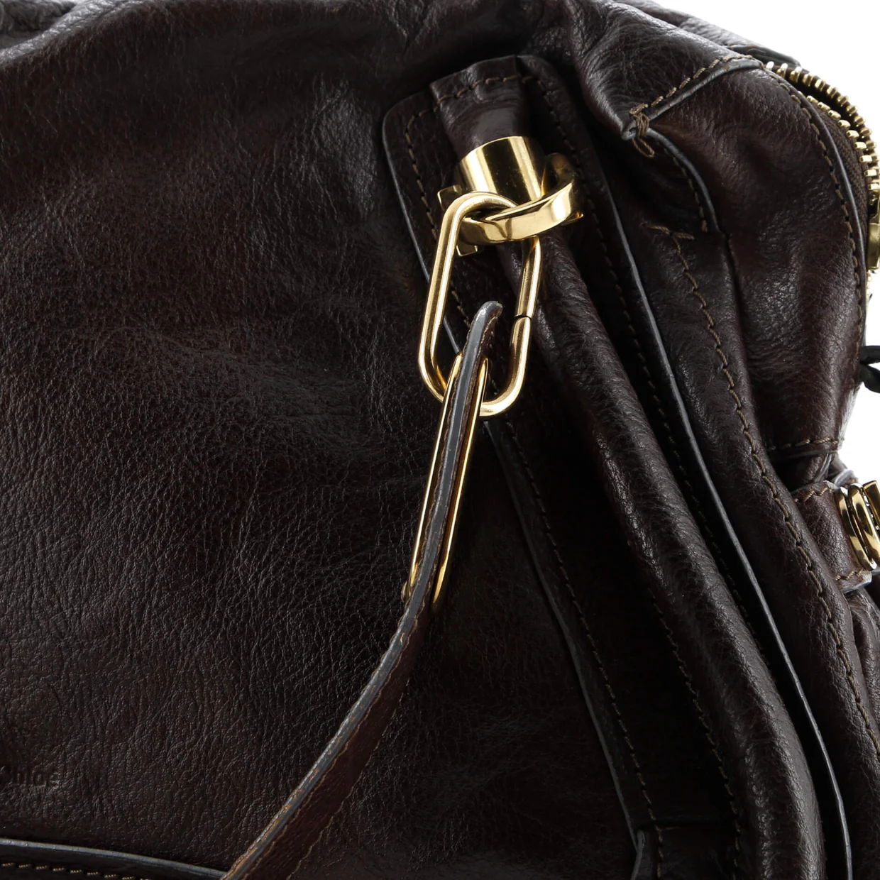 Paraty Top Handle Bag Leather Medium - Deep Luxury