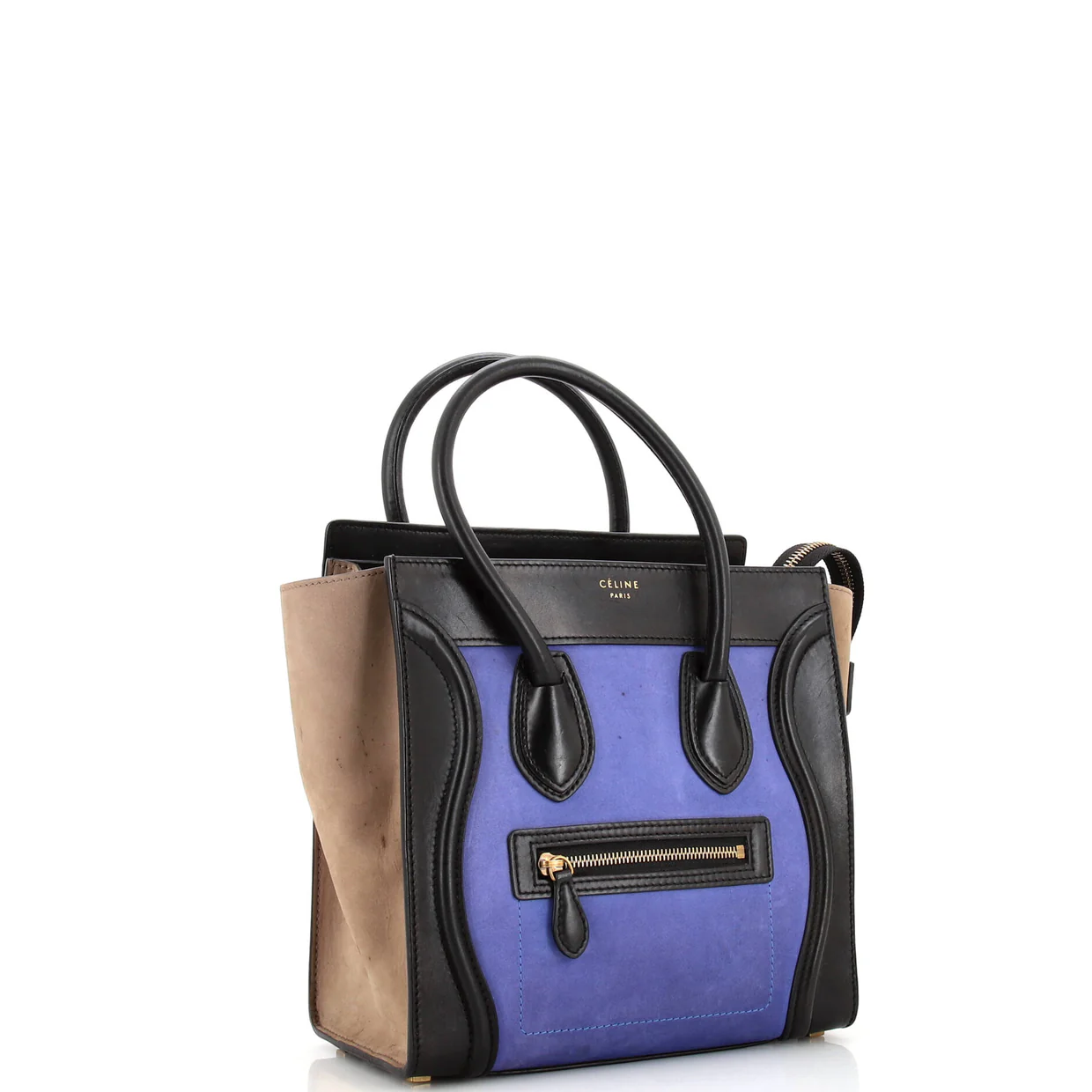 Luggage Bag Canvas and Leather Micro - Deep Luxury