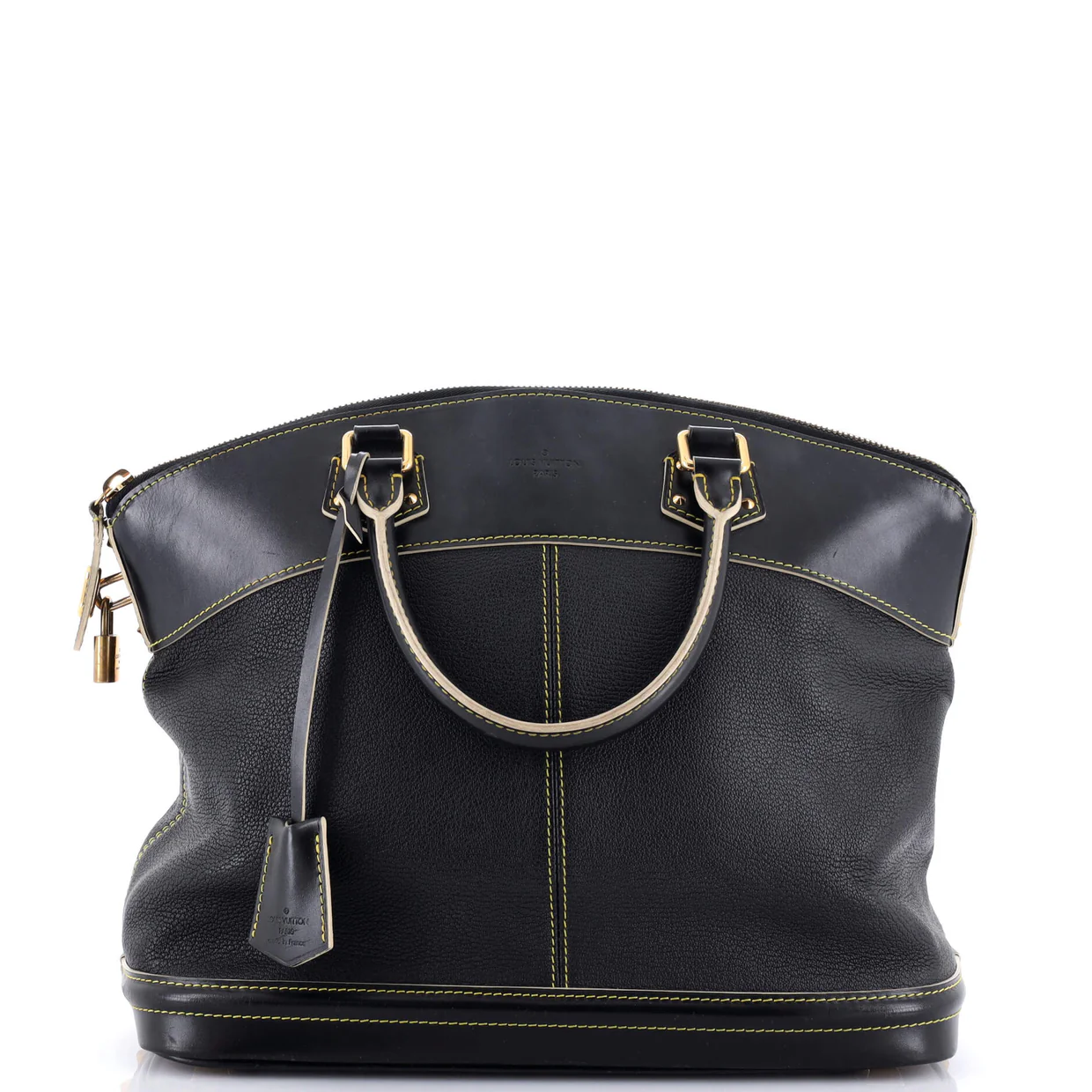 Suhali Lockit Handbag Leather MM - Deep Luxury