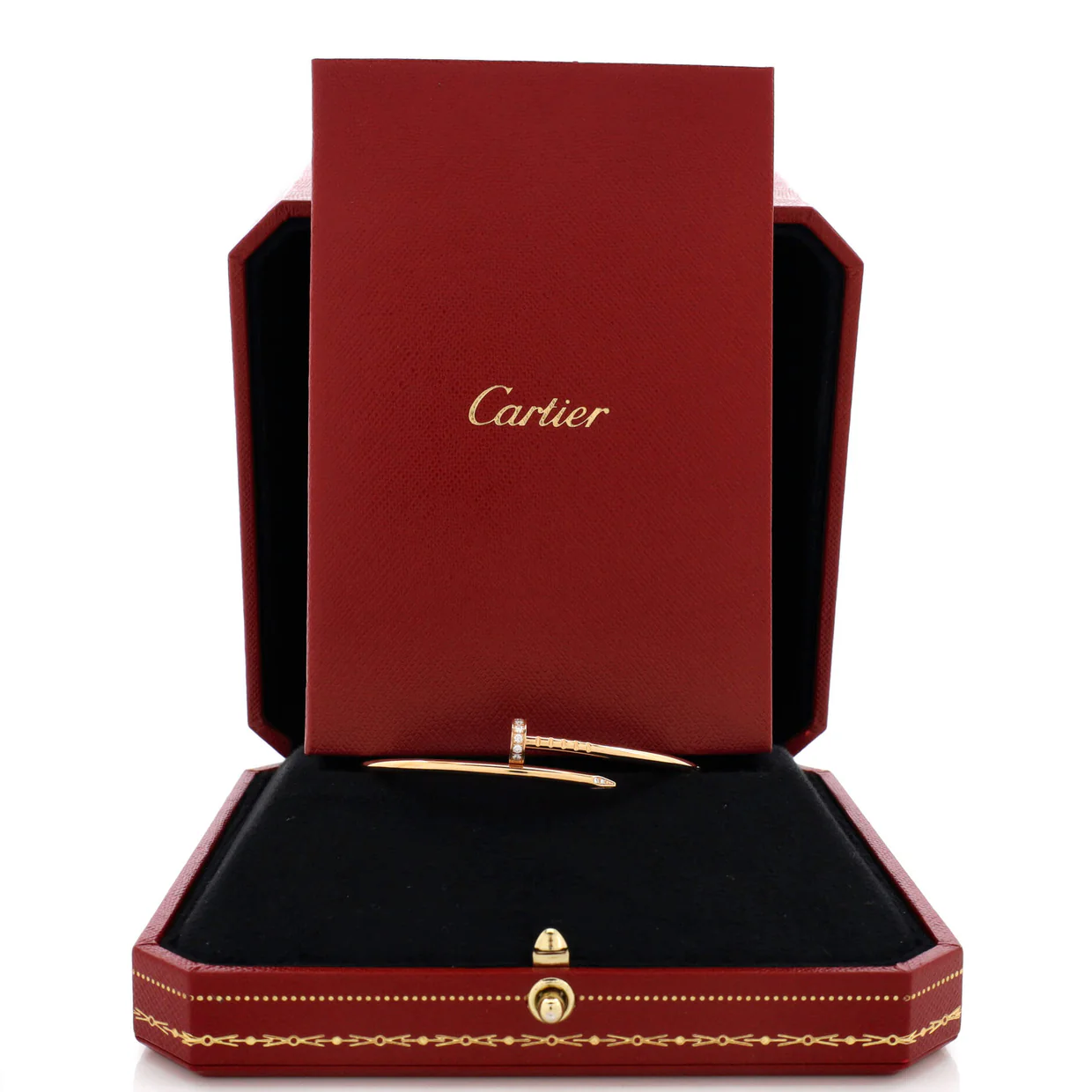 Juste un Clou Bracelet 18K Rose Gold with Diamonds Small - Deep Luxury