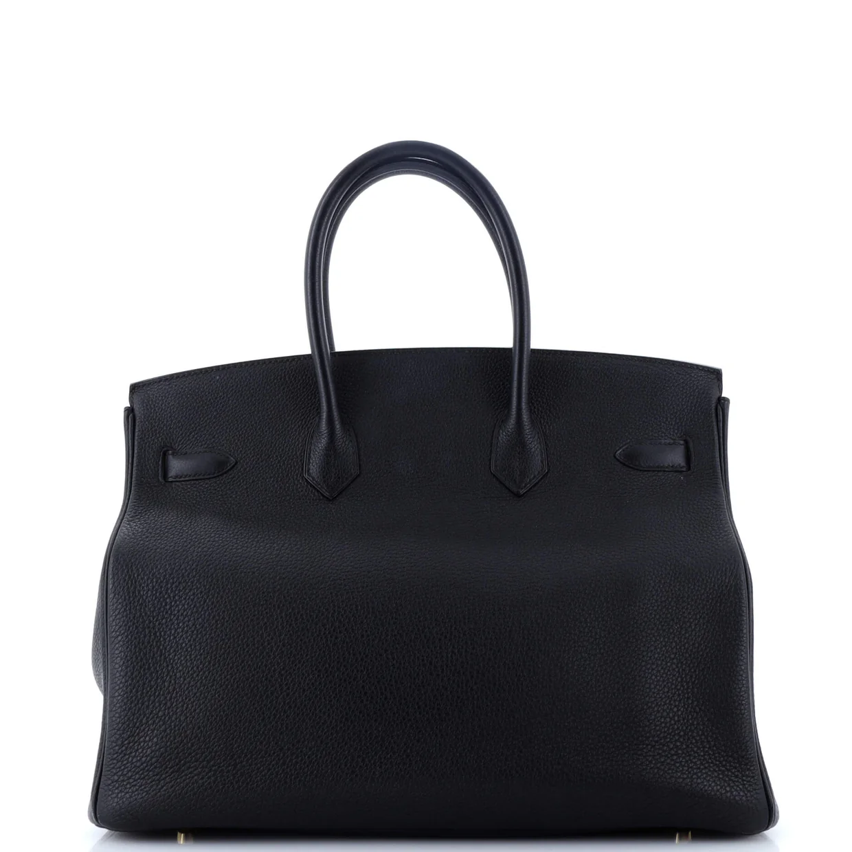 Birkin Handbag Noir Togo with Gold Hardware 35 - Deep Luxury