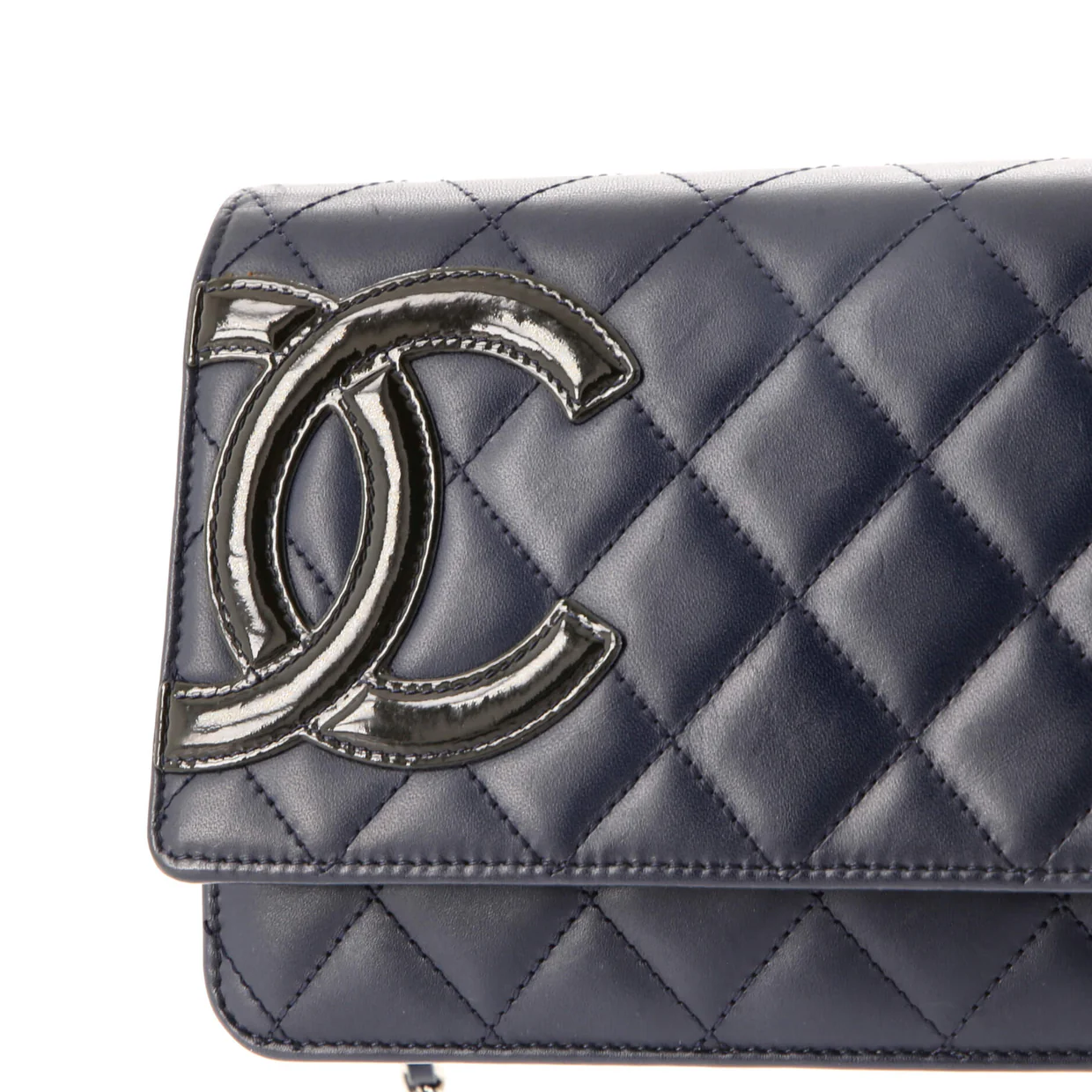 Cambon Wallet on Chain Quilted Leather - Deep Luxury