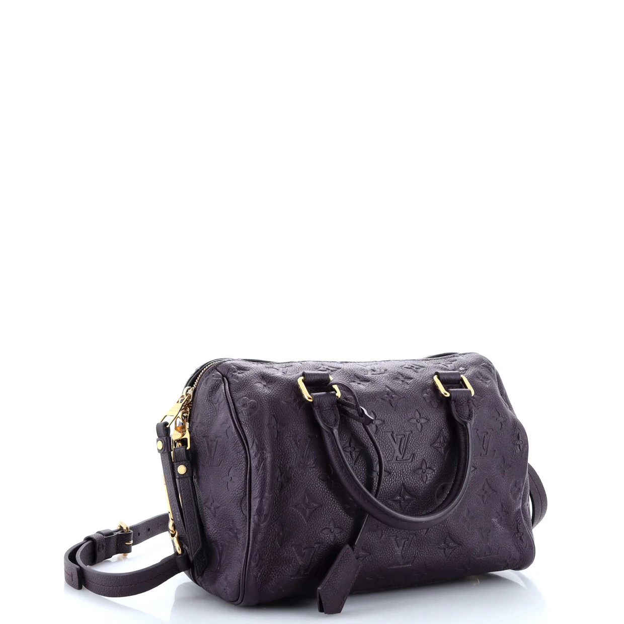 Speedy Bandouliere Bag Monogram Empreinte Leather 25 - Deep Luxury