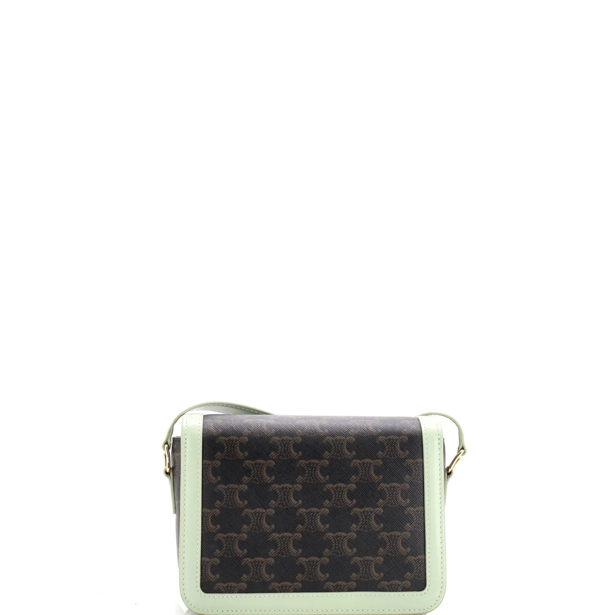 Triomphe Shoulder Bag Triomphe Coated Canvas Teen - Deep Luxury