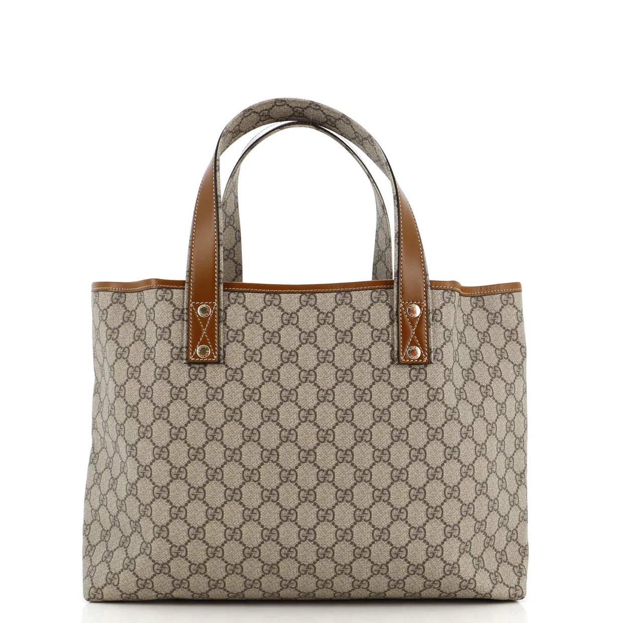 Web Loop Tote GG Coated Canvas Medium - Deep Luxury