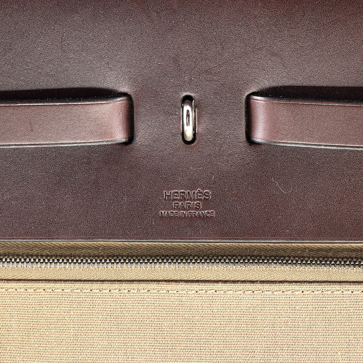 Herbag Zip Leather and Toile 50 - Deep Luxury