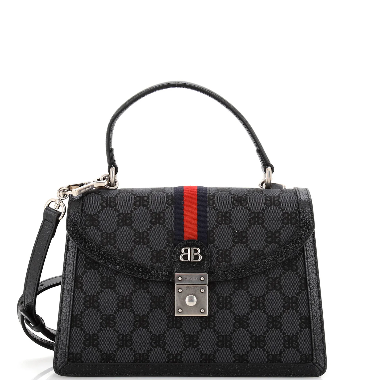 x Gucci The Hacker Project Top Handle Bag BB Coated Canvas Small - Deep Luxury