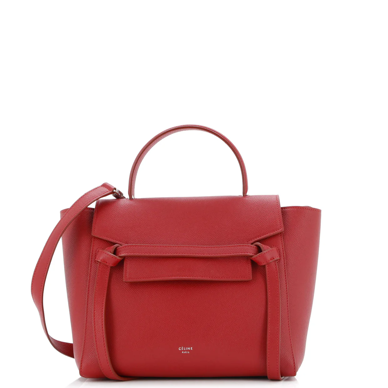 Belt Bag Textured Leather Micro - Deep Luxury