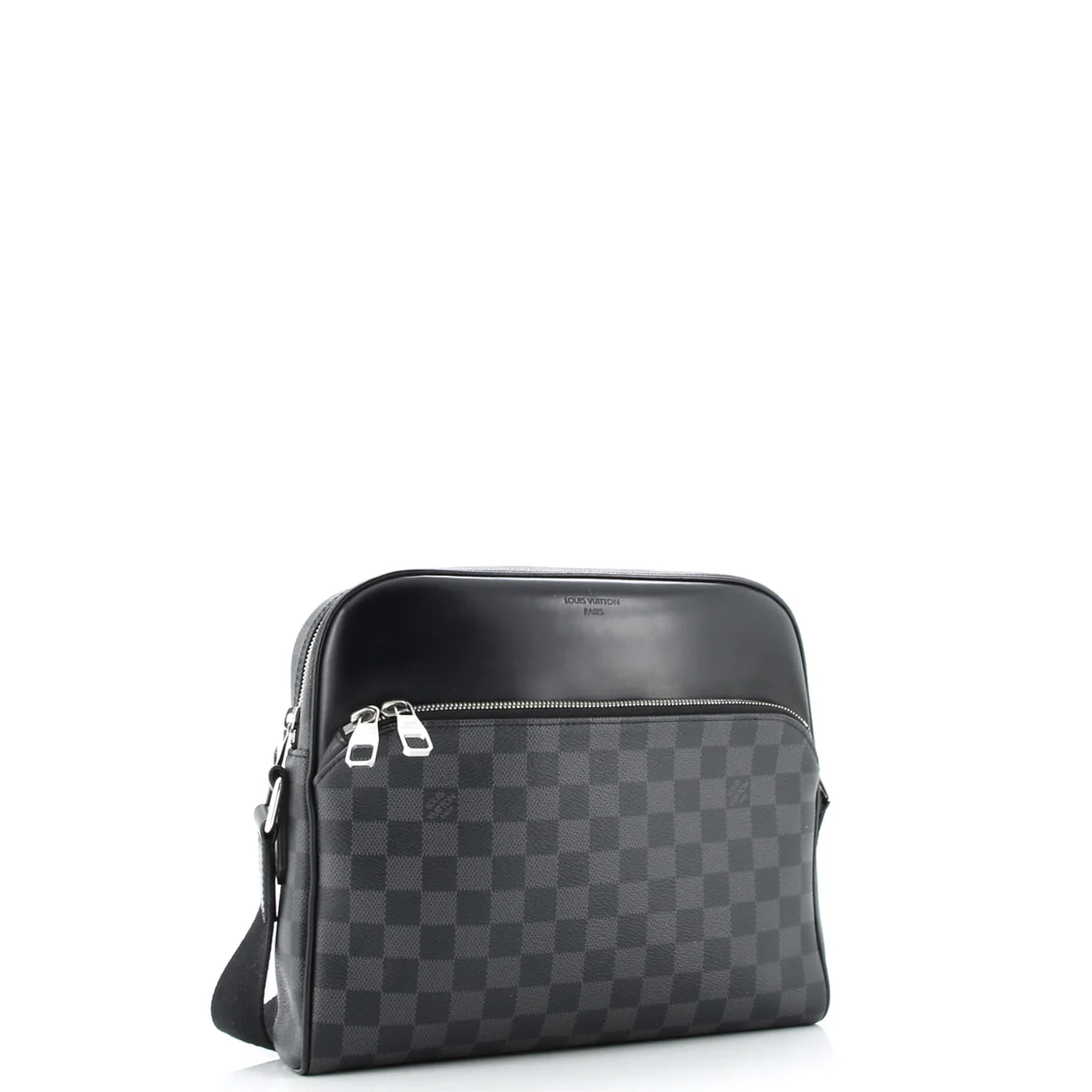 Dayton Reporter Bag Damier Graphite PM - Deep Luxury