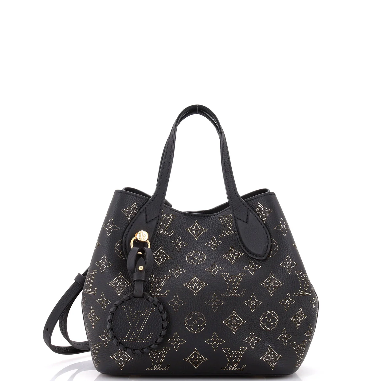 Blossom Tote Constellation Studded Mahina Leather PM - Deep Luxury