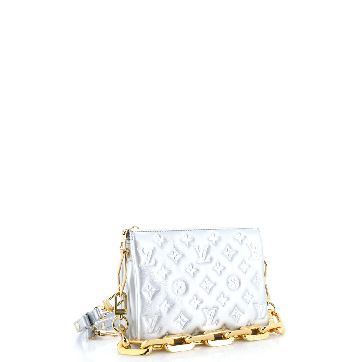 Coussin Bag Monogram Embossed Lambskin BB - Deep Luxury