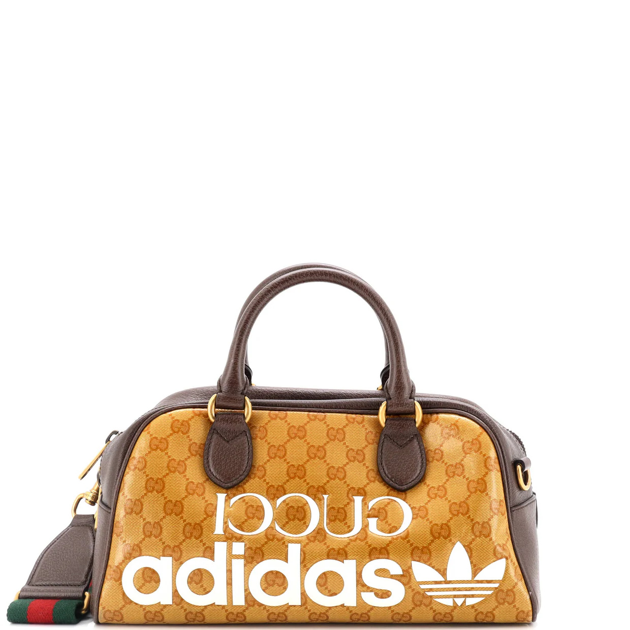 x adidas Duffle Bag GG Coated Canvas Mini - Deep Luxury