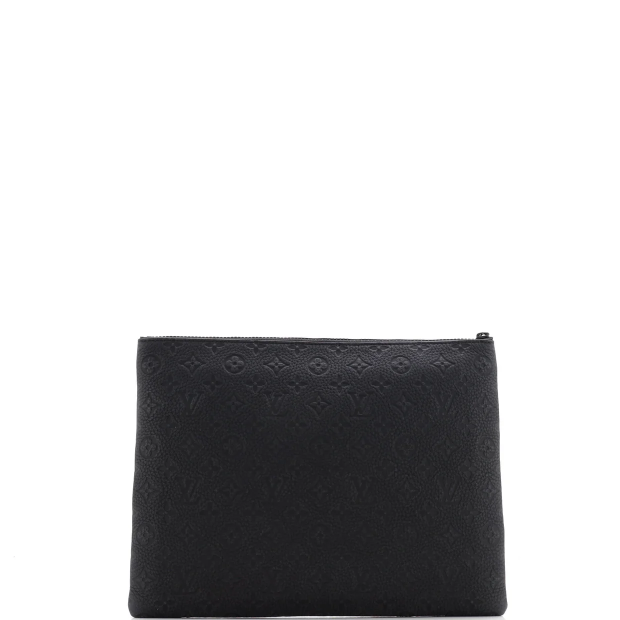 LV Friends A4 Pouch Printed Monogram Taurillon Leather - Deep Luxury