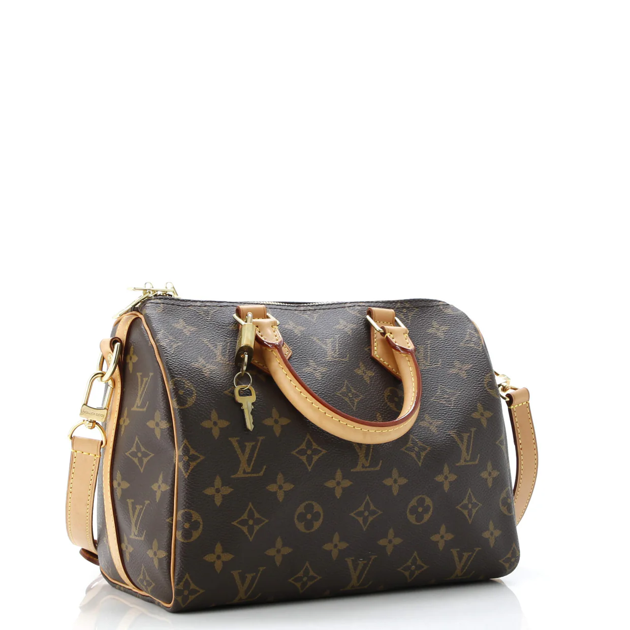 Speedy Bandouliere Bag Monogram Canvas 25 - Deep Luxury