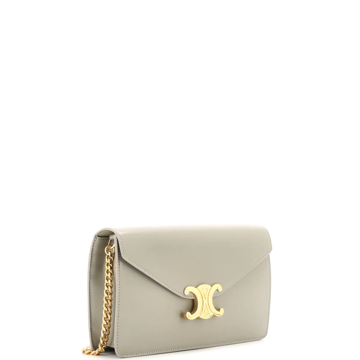 Margo Triomphe Wallet on Chain Leather - Deep Luxury