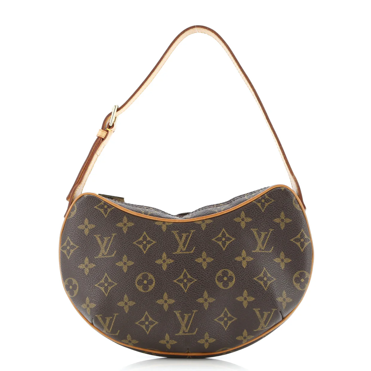 Croissant Handbag Monogram Canvas PM - Deep Luxury