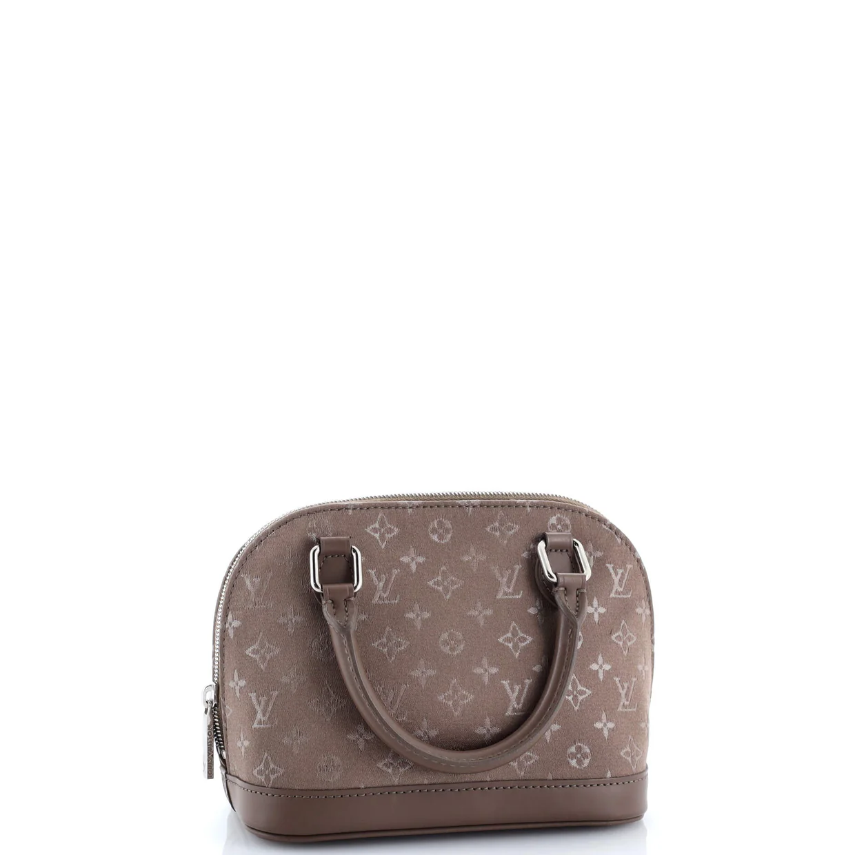 Alma Handbag Monogram Satin Mini - Deep Luxury