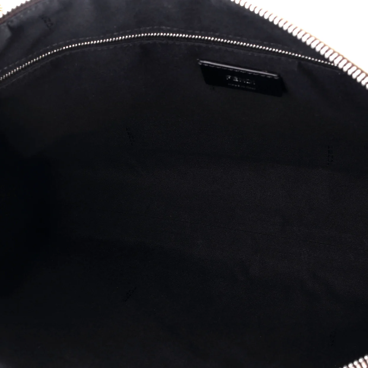 Front Zip Messenger Zucca Jacquard with Leather Large - Deep Luxury