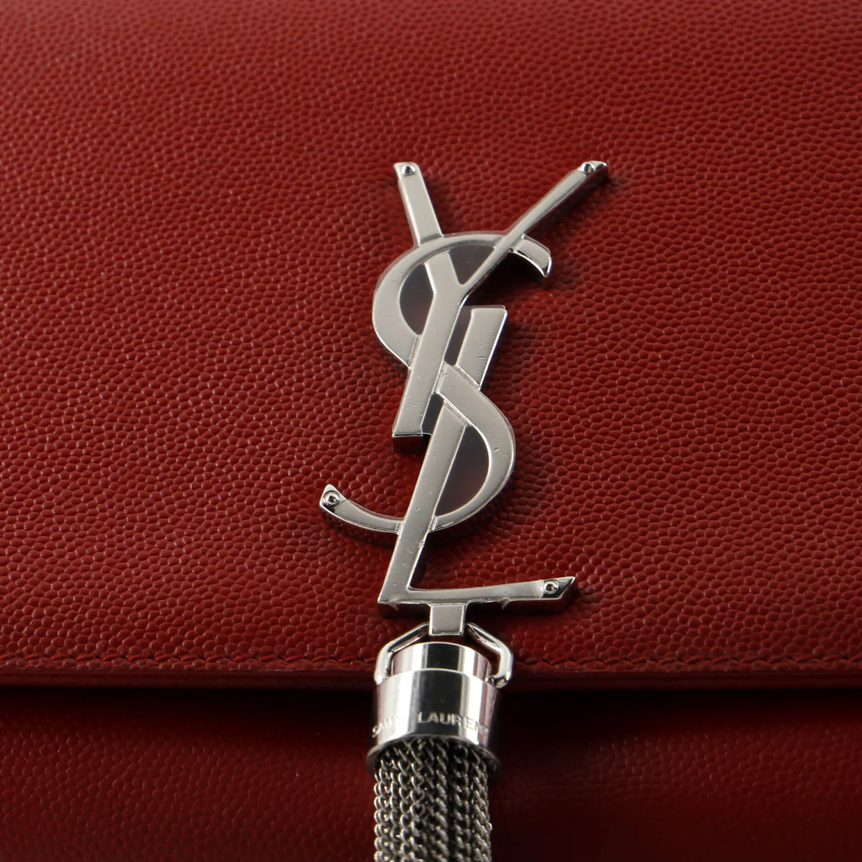 Classic Monogram Tassel Crossbody Bag Leather Medium - Deep Luxury