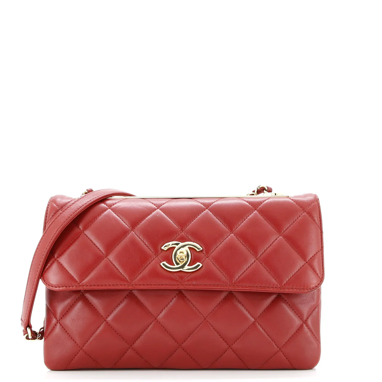Trendy CC Flap Bag Quilted Lambskin Medium - Deep Luxury