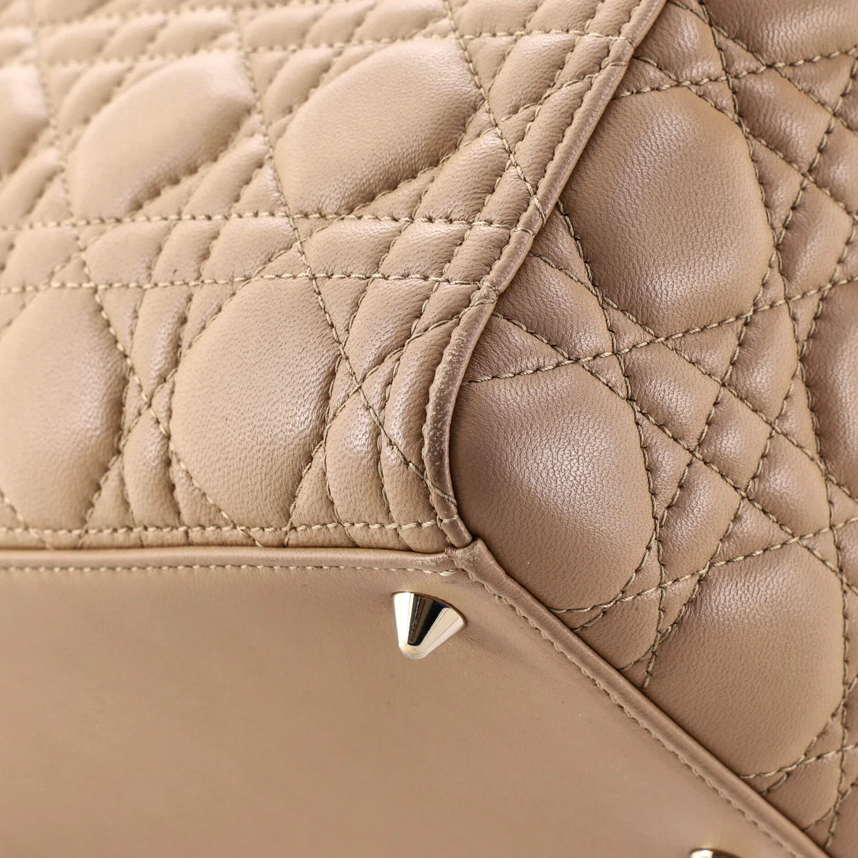 Lady Dior Bag Cannage Quilt Lambskin Medium - Deep Luxury