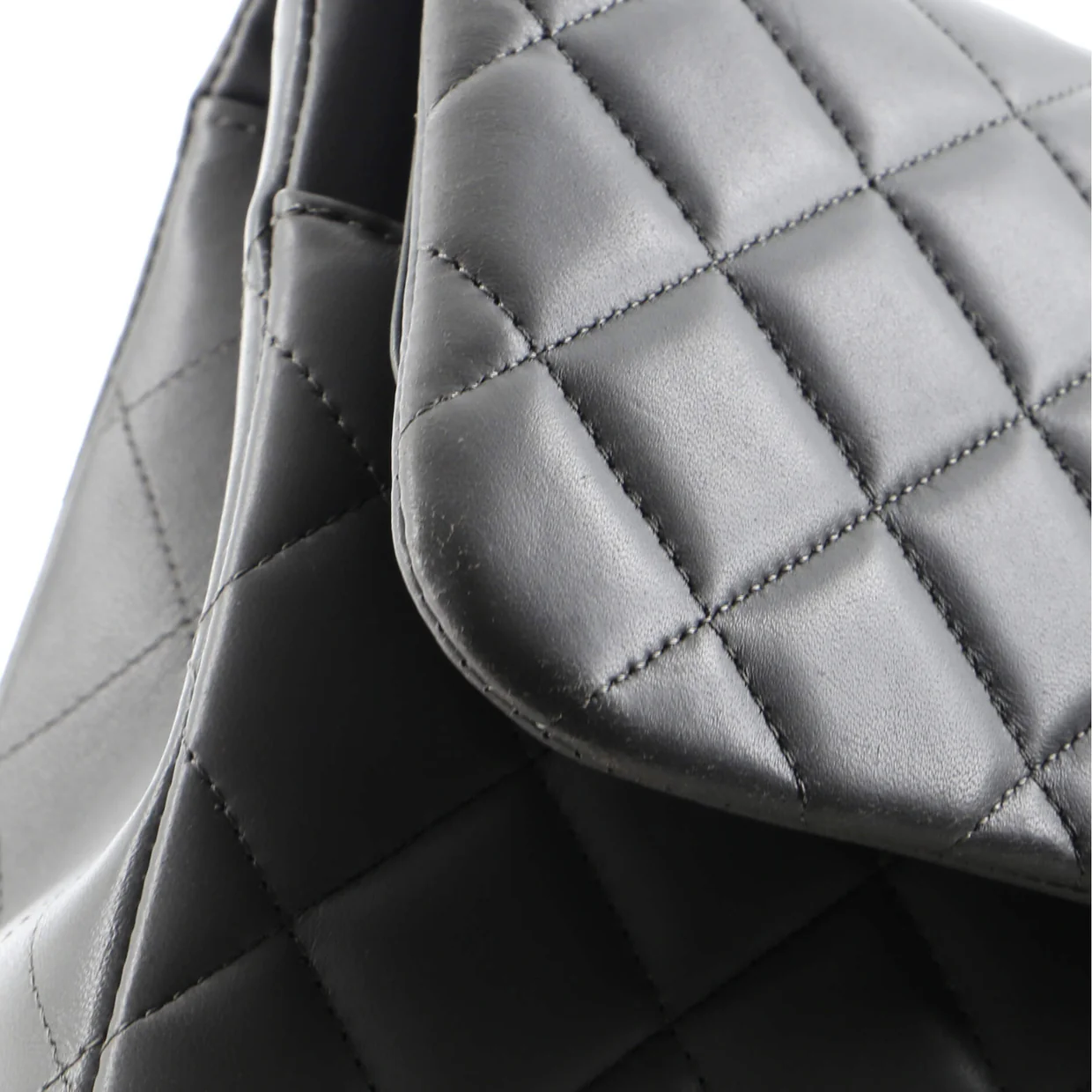 Classic Double Flap Bag Quilted Lambskin Jumbo - Deep Luxury