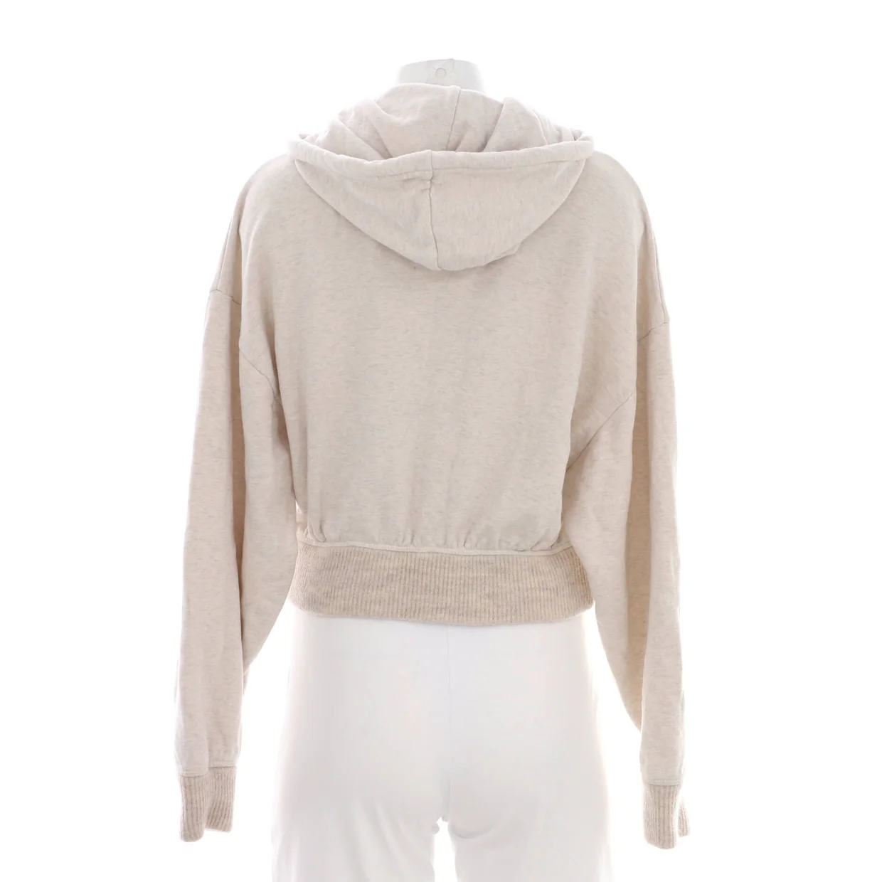 Women's Anagram Pocket Hoodie Cotton with Leather - Deep Luxury