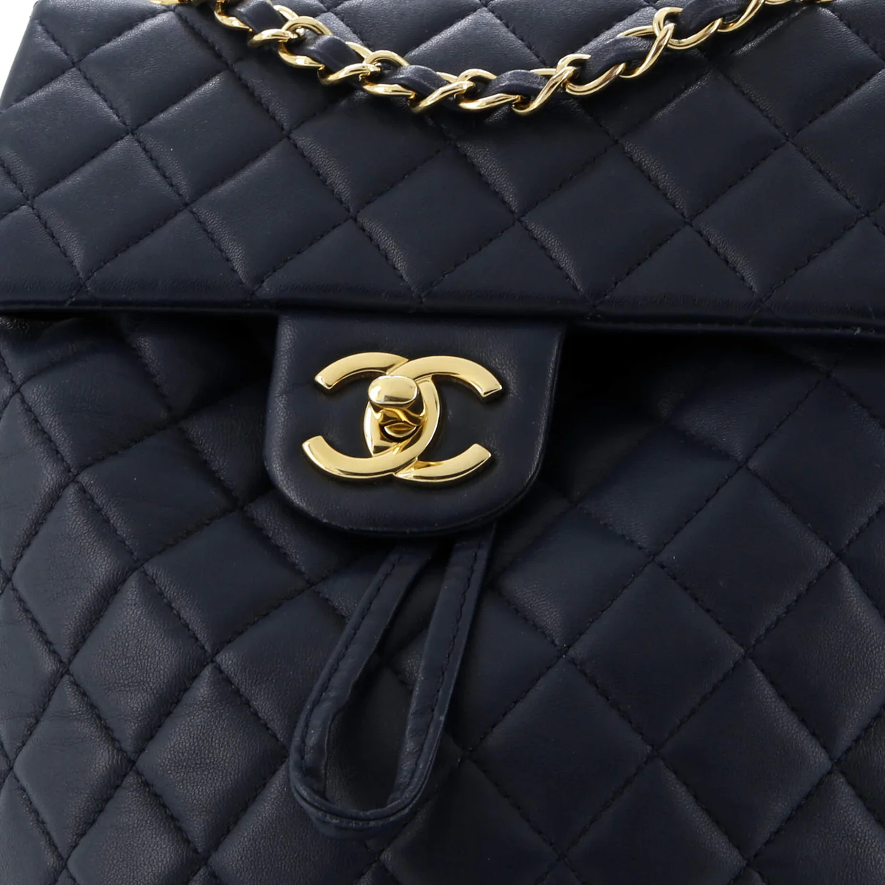 Urban Spirit Backpack Quilted Leather Small - Deep Luxury