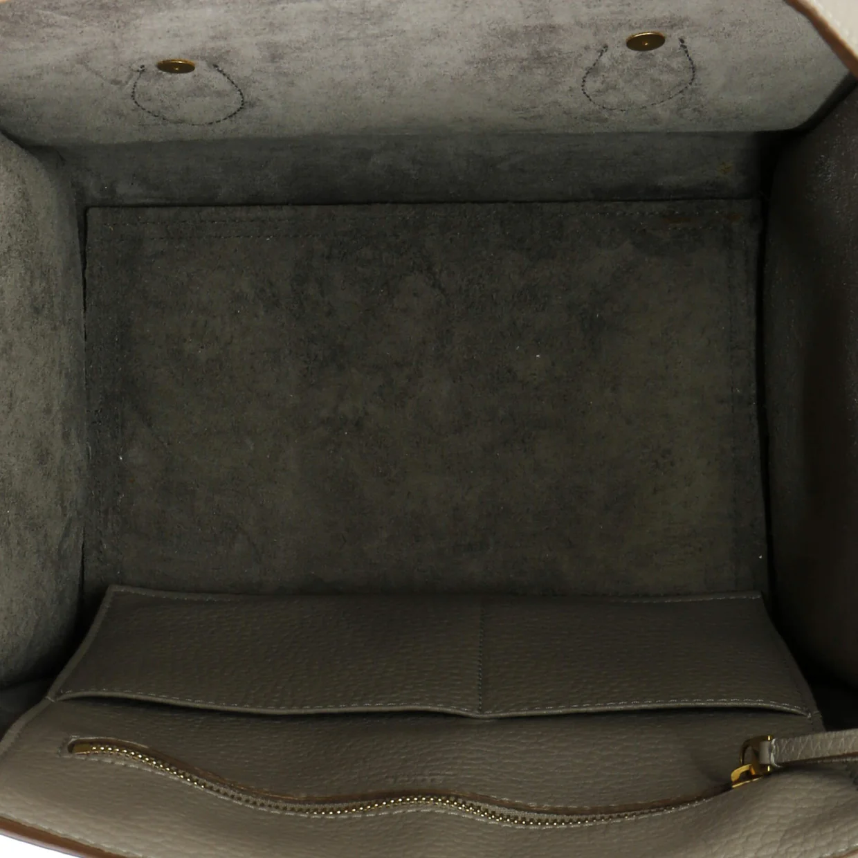 Tie Knot Tote Grainy Leather Mini - Deep Luxury