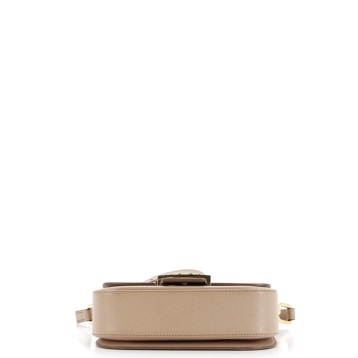 Embleme Flap Bag Saffiano Leather Small - Deep Luxury