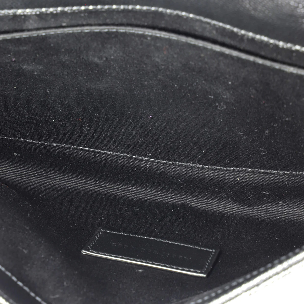 Classic Monogram Envelope Wristlet Clutch Matelasse Chevron Leather - Deep Luxury