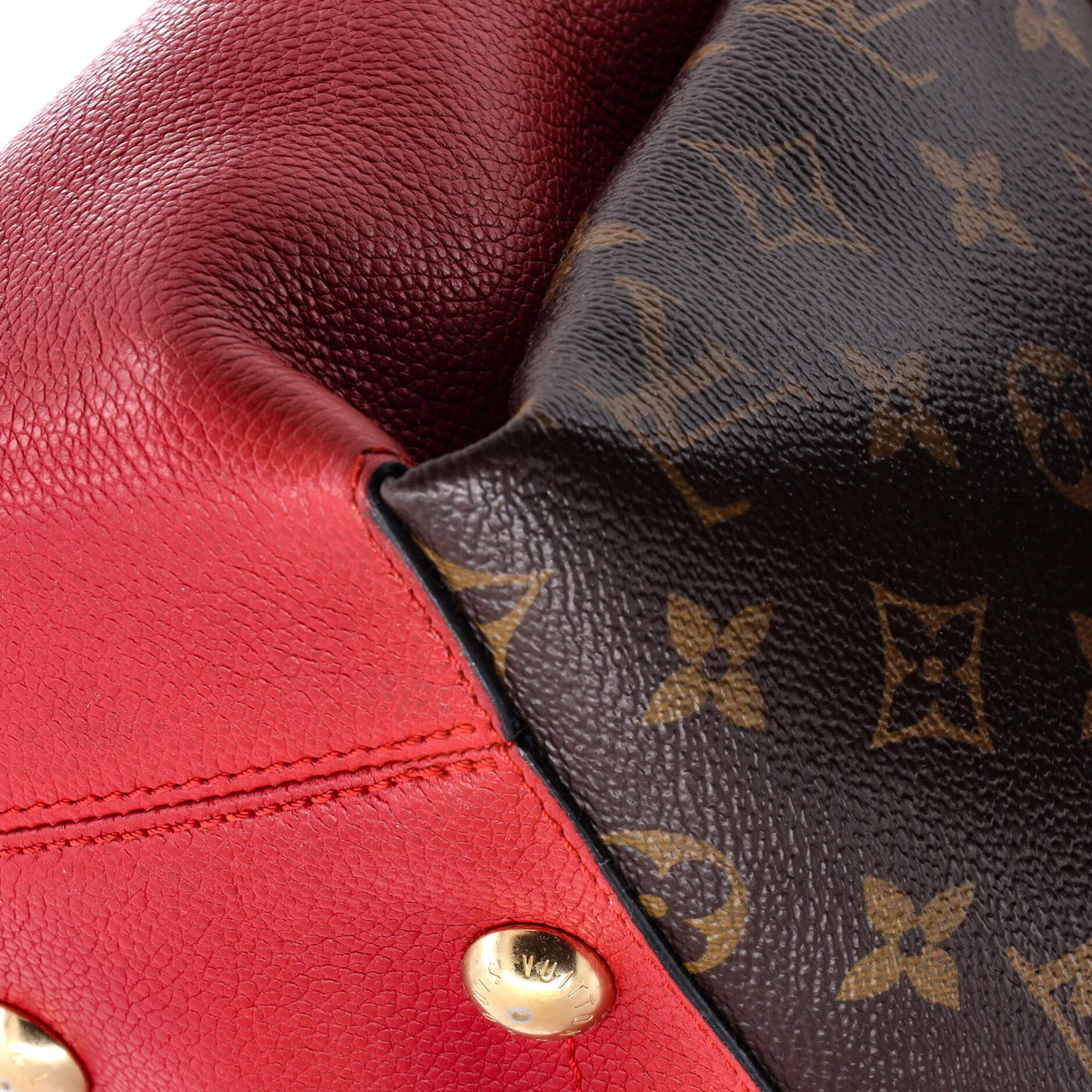 Surene Handbag Monogram Canvas with Leather MM - Deep Luxury