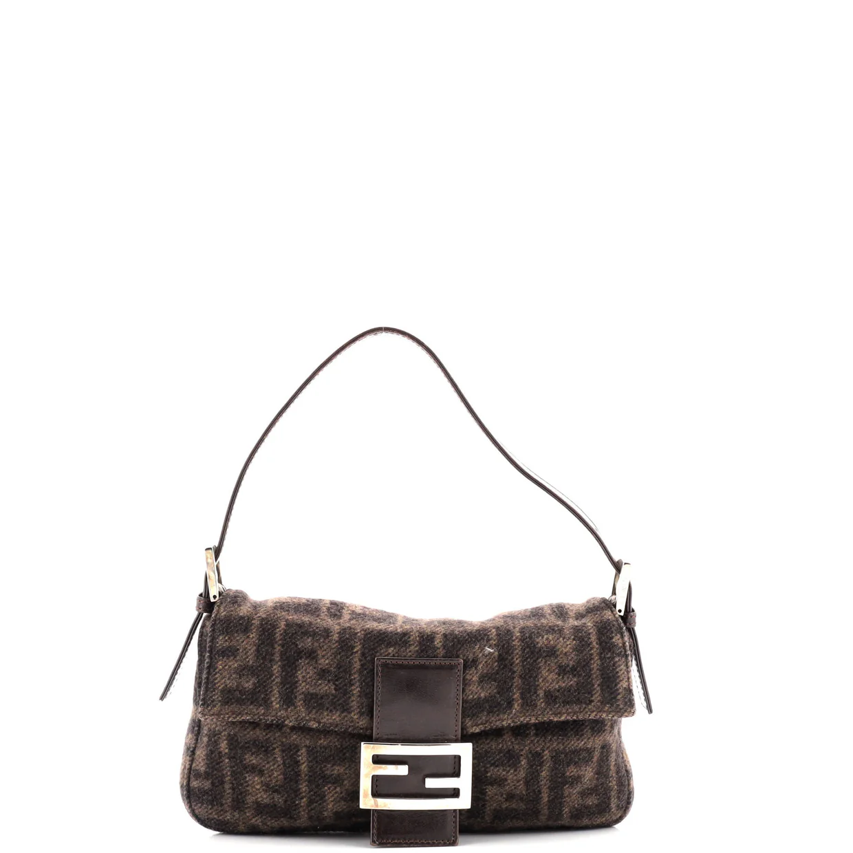 Baguette Bag Zucca Wool - Deep Luxury