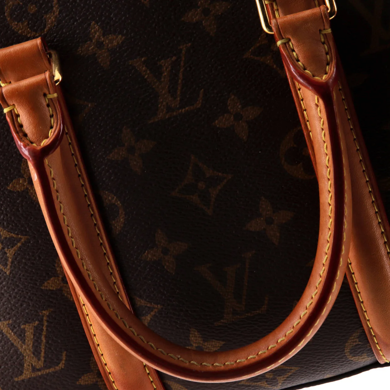 Soufflot Tote Monogram Canvas with Leather BB - Deep Luxury