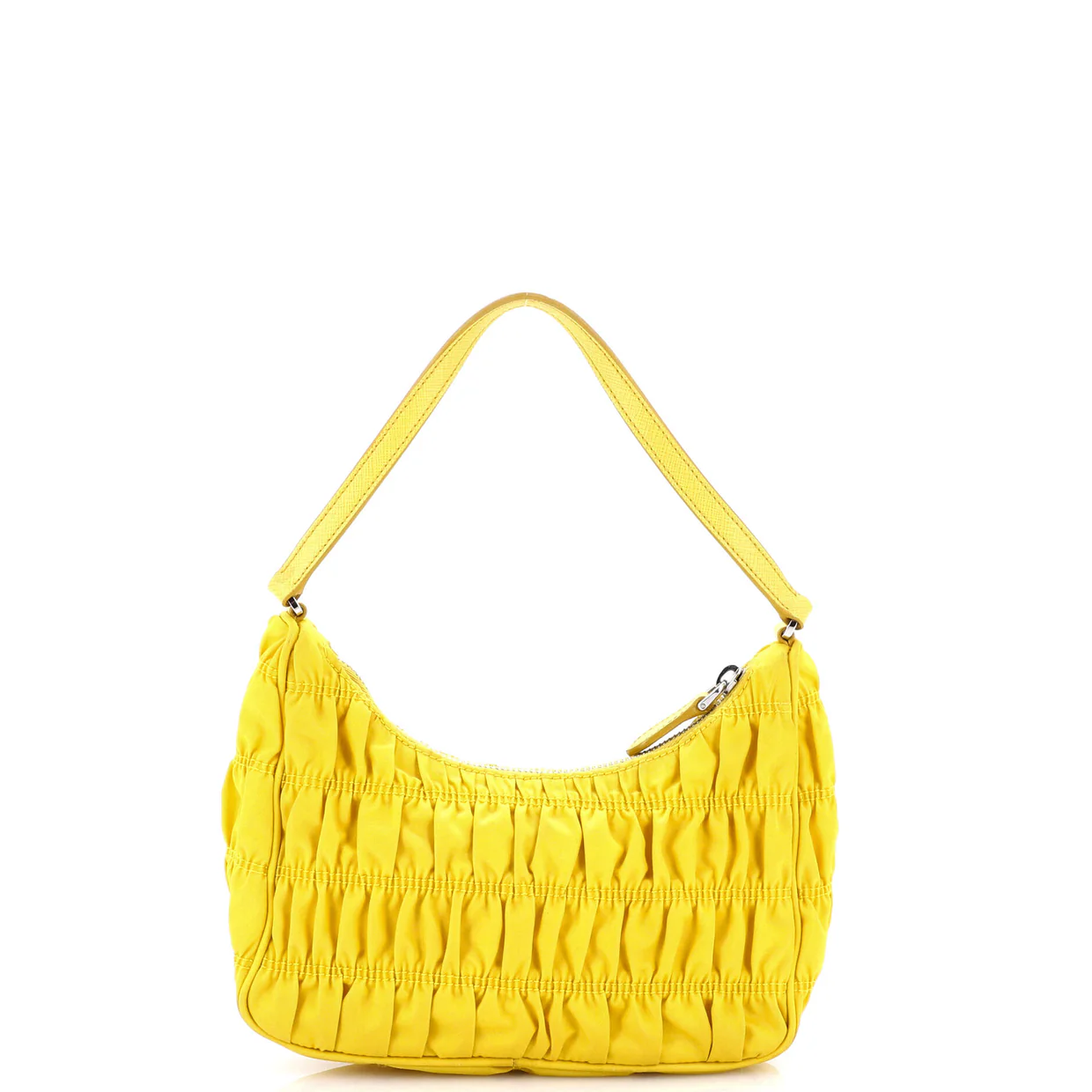 Hobo Tessuto Gaufre with Saffiano Mini - Deep Luxury