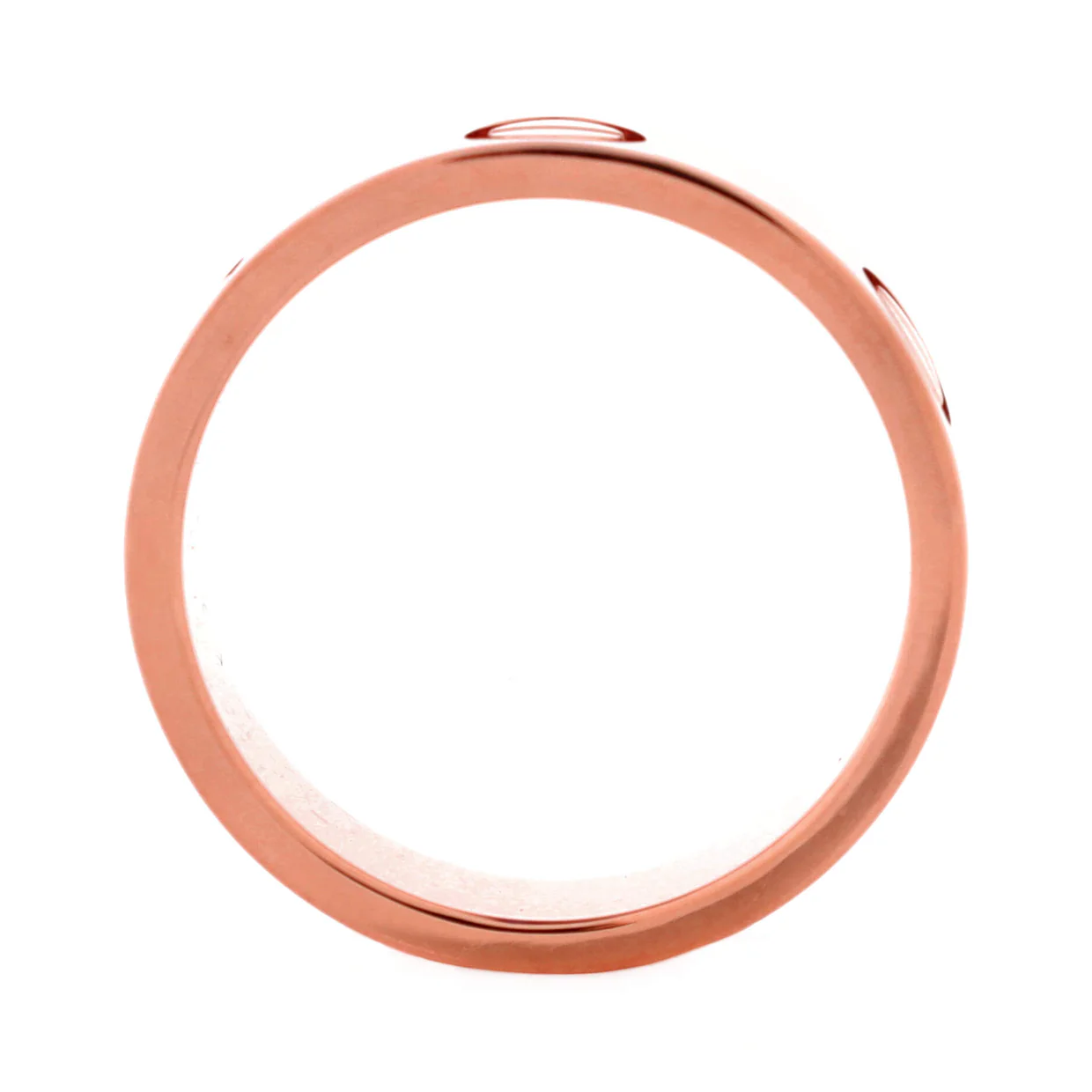 Love Band Ring 18K Rose Gold - Deep Luxury