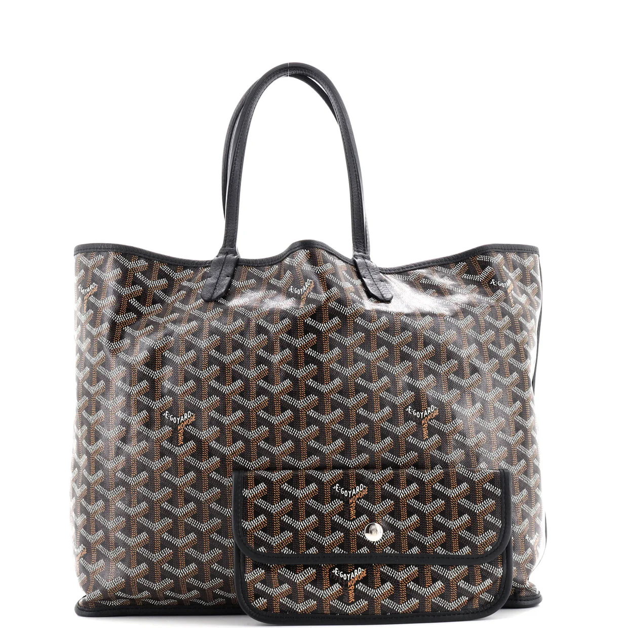 Anjou Reversible Tote Coated Canvas PM - Deep Luxury