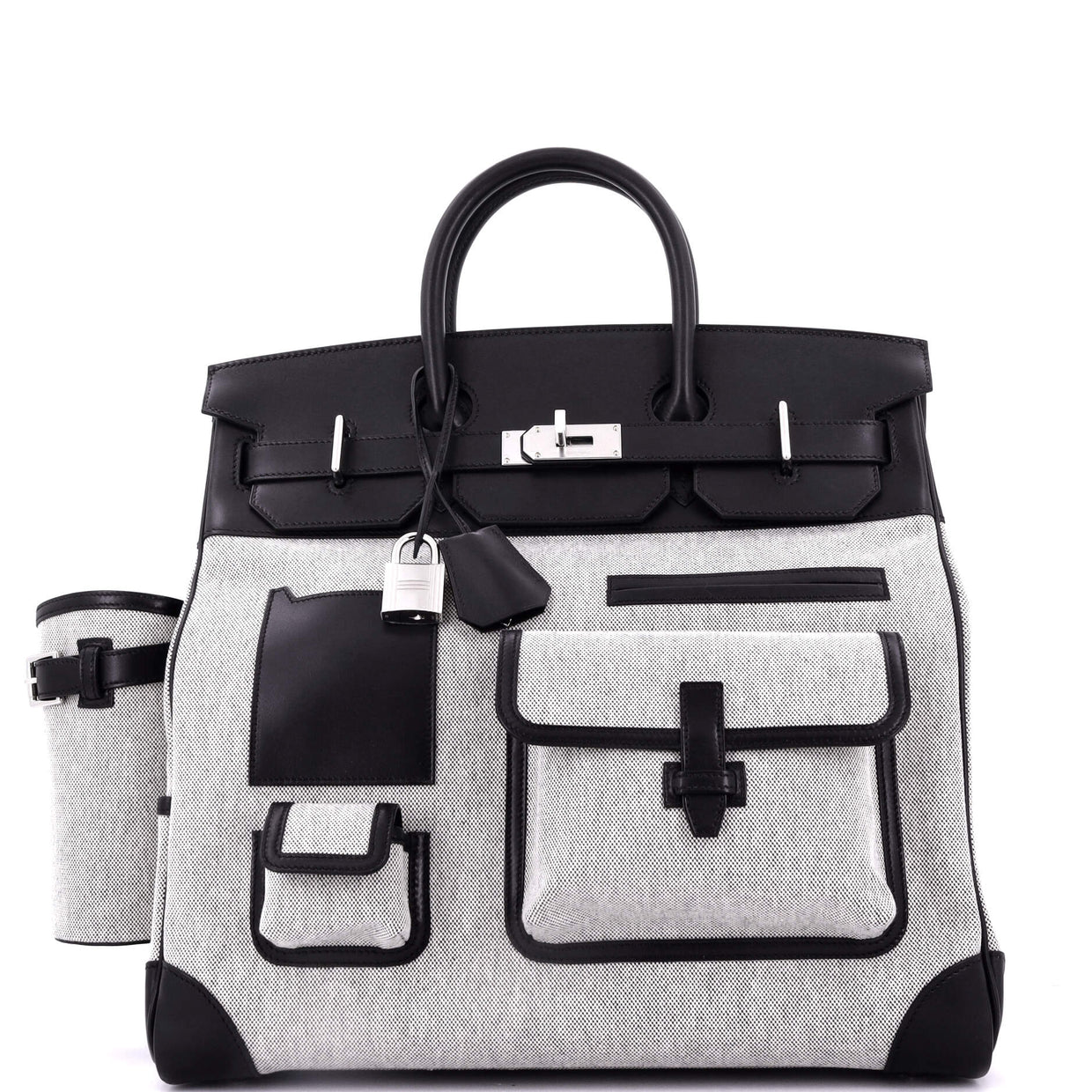 Cargo HAC Birkin Bag Canvas and Box Calf 40 - Deep Luxury
