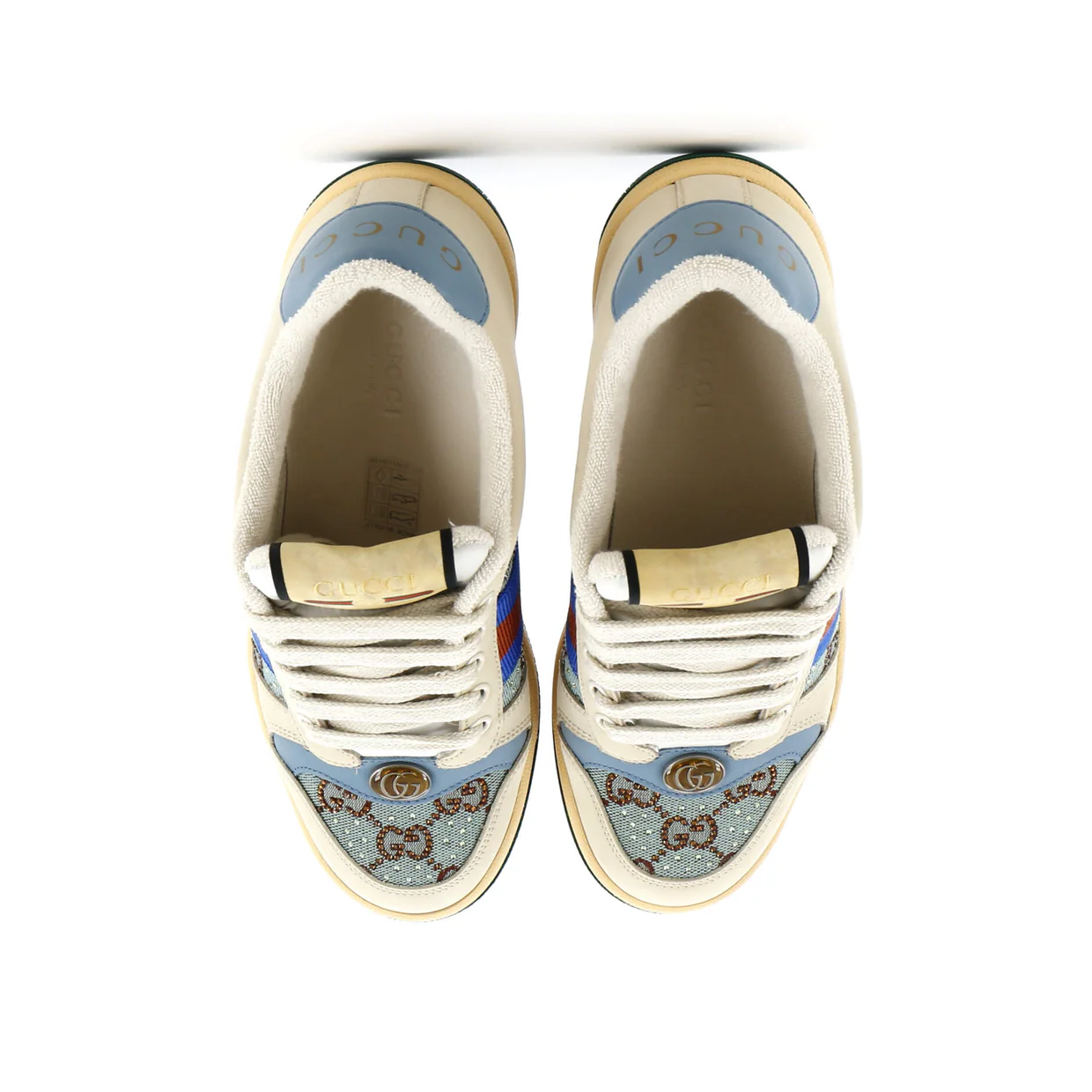 Screener Sneakers GG Canvas with Crystals - Deep Luxury