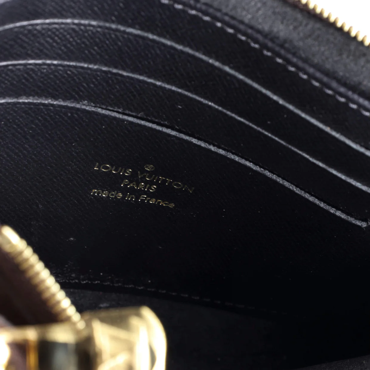 Double Zip Pochette Reverse Monogram Giant - Deep Luxury