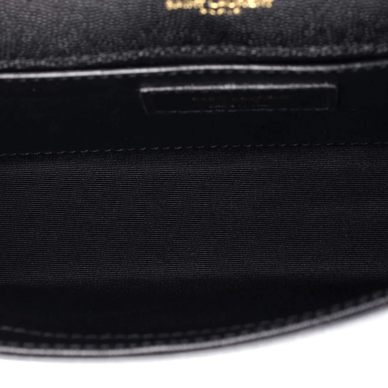 Classic Monogram Tassel Crossbody Bag Grainy Leather Small - Deep Luxury