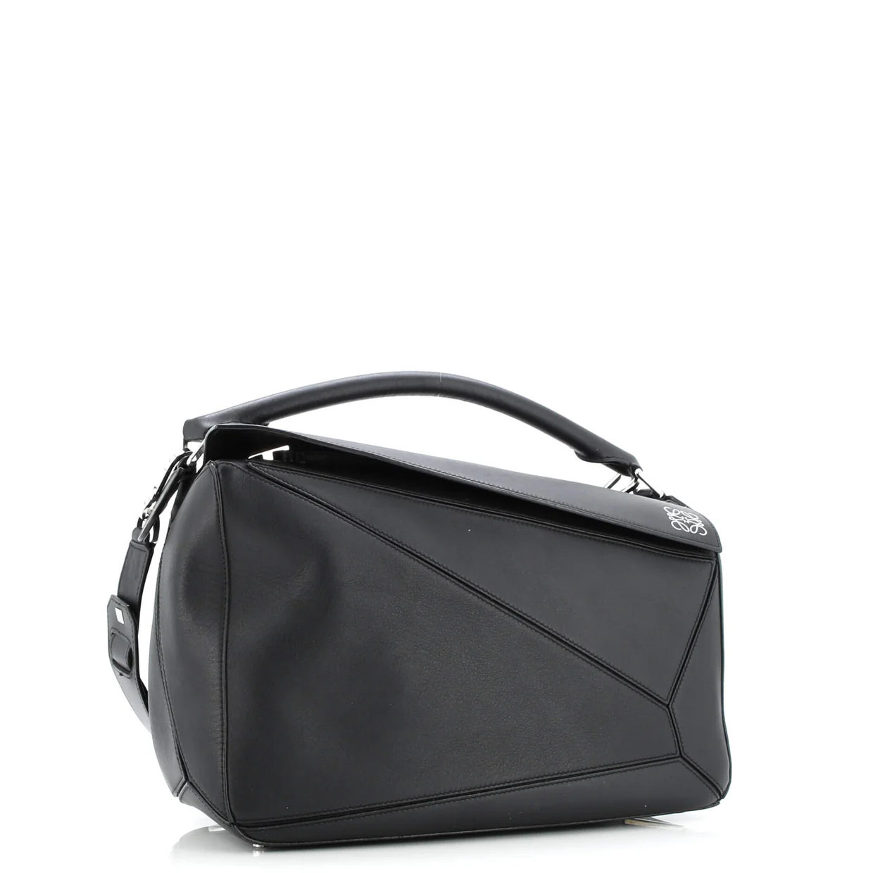 Puzzle Bag Leather Large - Deep Luxury