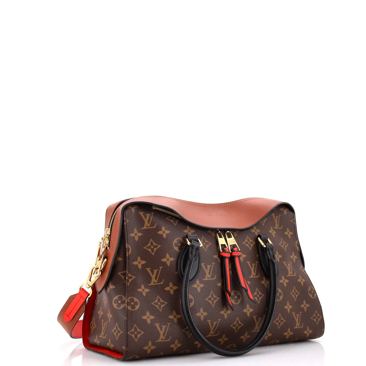 Tuileries Handbag Monogram Canvas with Leather - Deep Luxury