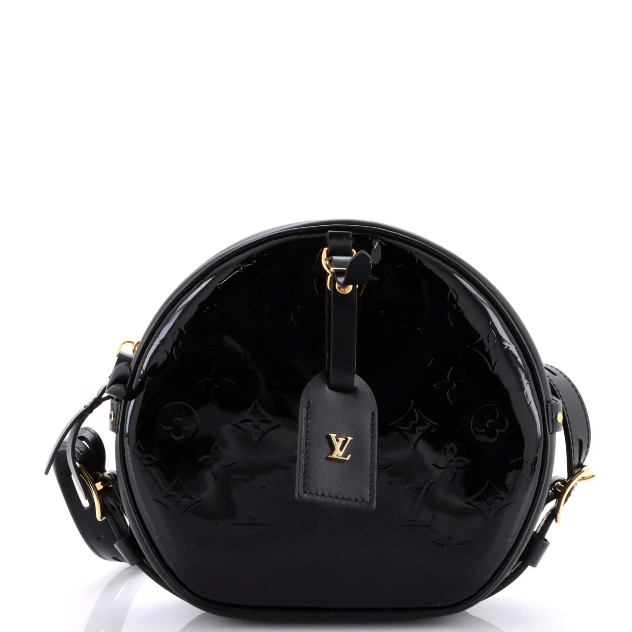 Boite Chapeau Souple Bag Monogram Vernis MM - Deep Luxury