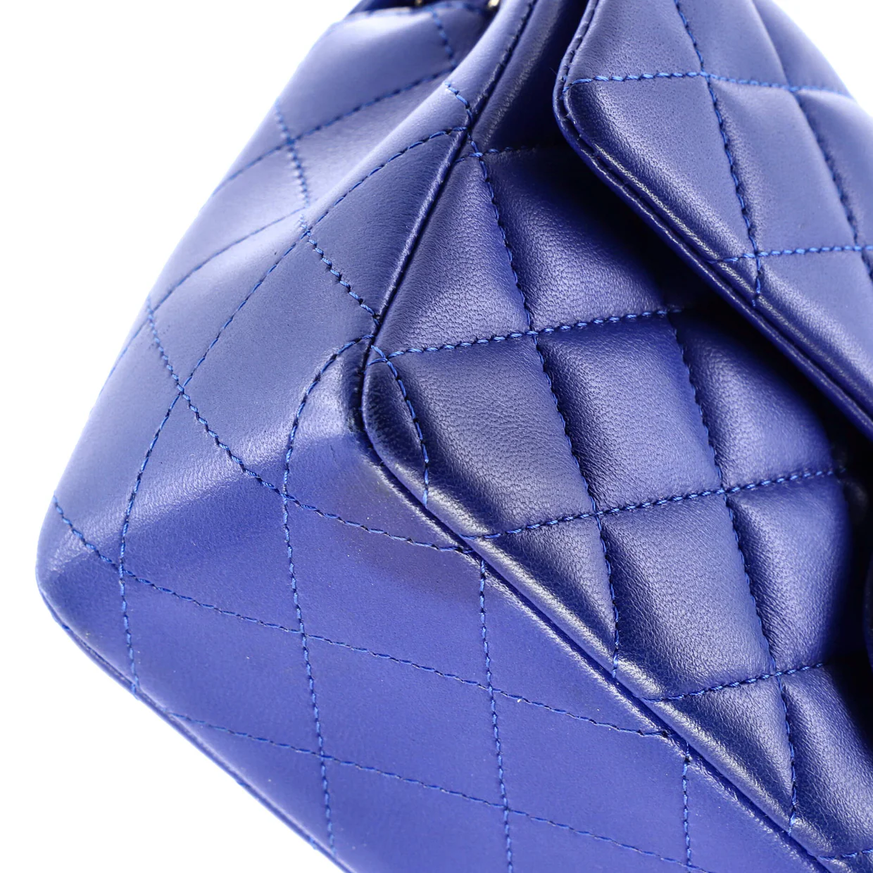 Classic Single Flap Bag Quilted Lambskin Mini - Deep Luxury