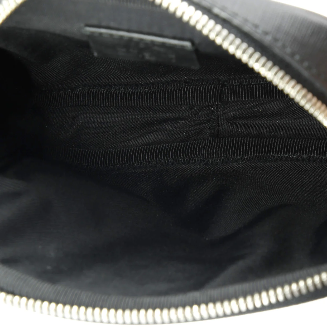 Double Web Belt Bag GG Coated Canvas with Leather - Deep Luxury