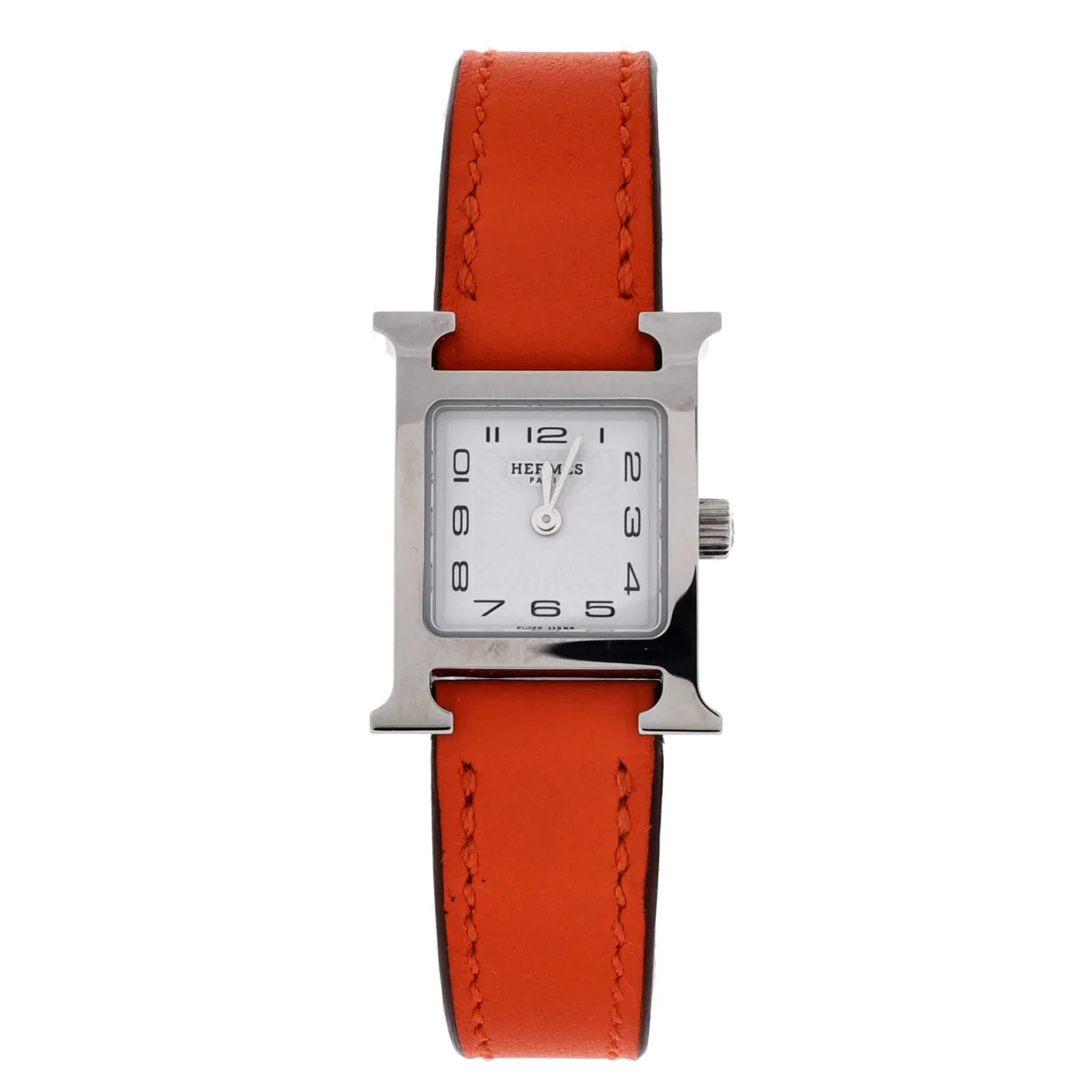Heure H Quartz Watch Plated Metal and Leather 17 - Deep Luxury