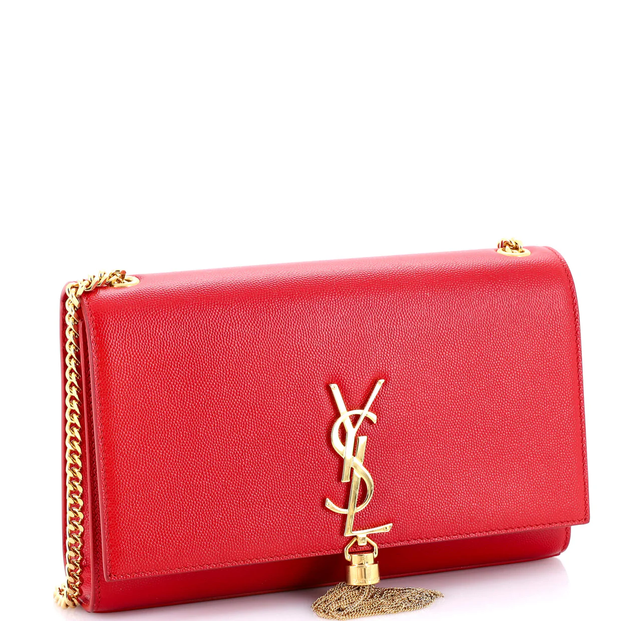 Classic Monogram Tassel Crossbody Bag Leather Medium - Deep Luxury