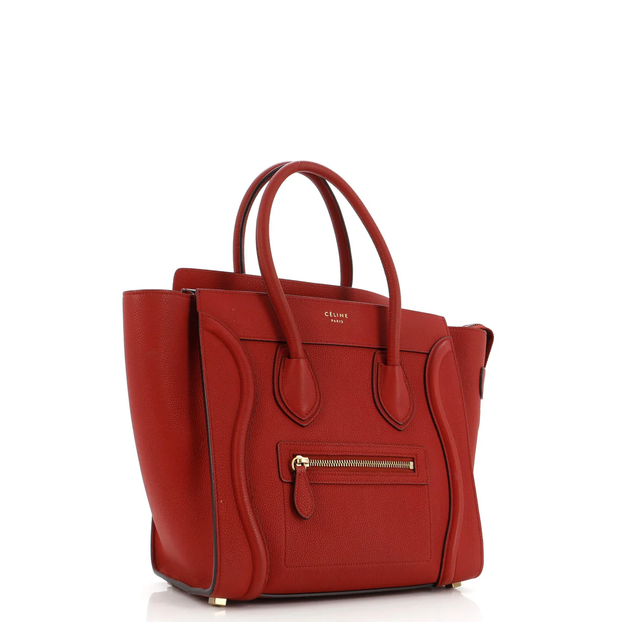 Luggage Bag Grainy Leather Micro - Deep Luxury